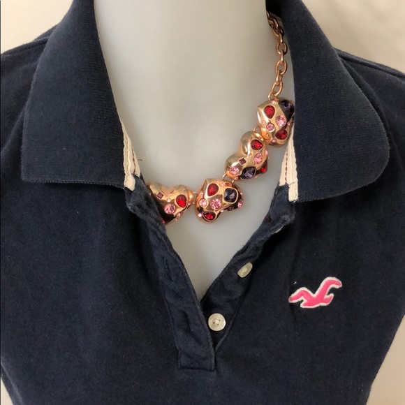 Hollister SoCal Navy blue polo - Picture 2 of 7